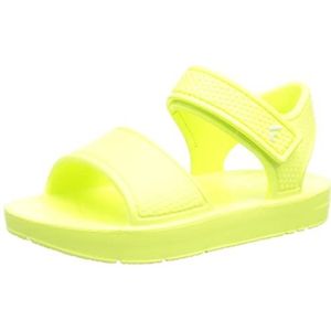 Fitflop Iqushion Kids Ergonomische Back Strap Sandal voor kinderen, uniseks, Elektrisch geel, 22.5 EU