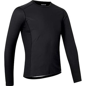 Windafwijzend GripGrab Ondershirt met Lange Mouwen voor op de Fiets Anti Geur Wielersport Winter Ondershirt met Lange Mouwen