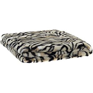 Deken DKD Home Decor Wild Zwart Geel (130 x 170 x 2 cm)