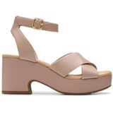 Clarks - Nerisa Pearl - Sandalen - Beige - Sleehak van 75 mm