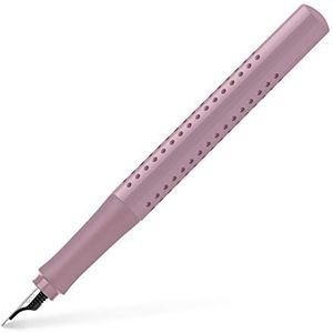 Faber-Castell 140826 - Vulpen Grip 2010, sterkte F, kleur roze schaduw, 1 stuk