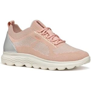 Geox - D Spherica - Sneakers - Nude/Zilver - Ademend