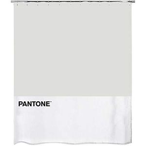 Balvi Douchegordijn Pantone, kleur grijs, waterdicht, voor douche en bad, stijl mod