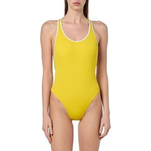 Tommy Hilfiger Dames Racerback One Piece Valley Geel XS, Vallei Geel, XS