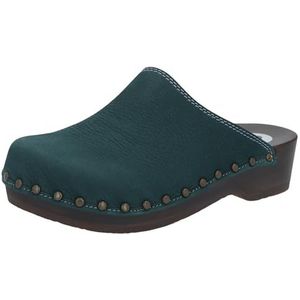 Berkemann Uniseks houten schoen van natuurlijk taupler, turquoise, 42 EU, turquoise, 42 EU