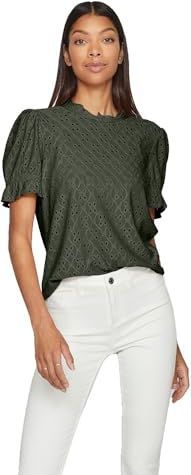 Vikawa - S/S Flounce Top - Deep Depths - 100% Katoen