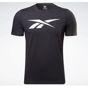 Reebok Heren Graphic Series Vector T-shirt, zwart, M UK