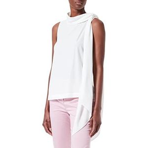 HUGO Dames Clarisi-1 Top Flat Packed, Natural102, Regular fit