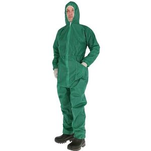 Kerbl - Works - Wegwerpoverall - Groen - Maat XL