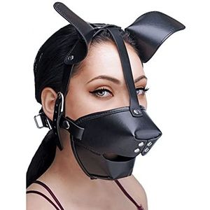 Pup Puppy Play Hood + Breathable Ball Gag
