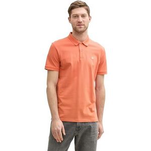 TOM TAILOR - Poloshirt - Brick Orange - Korte Mouwen - Heren