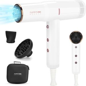 PARWIN PRO BEAUTY - Föhn - Wit - Professionele Salon - Sneldrogende Ionen Haardroger