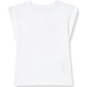 s.Oliver Meisjes-T-shirt met rugprint, wit 100, 128/134 cm