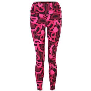 Dare 2b Invloedrijke strakke broek voor dames, Puur Roze Graffiti, 46