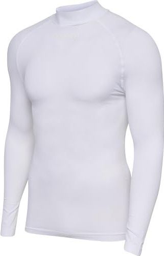 Hummel - Hmlbl Comfort 2.0 Mockneck Tee - T-shirt - Wit