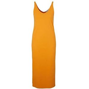 TOM TAILOR Denim Dames jerseyjurk 1031876, 11188 - Orange Bliss, S