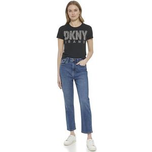DKNY Jeans voor dames, medium WASH Denim, 26, Wasbaar in de machine., 52