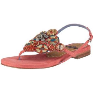 Coral Blue CB 21053, damessandalen/teenslippers, Oranje Ora, 41 EU