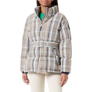 GANT Dames D2. Checked BELTED DOWN JACKET