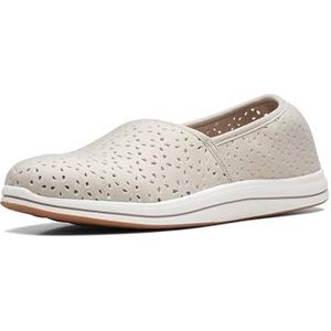 Clarks Dames Breeze Emily Slipper, lichttaupe synthetisch, 39,5 EU, Lichttaupe, synthetisch, 39.5 EU