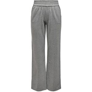 ONLY Onlpoptrash-Suki Life Mw Pant PNT Noos broek voor dames, Medium grijs (grey melange)