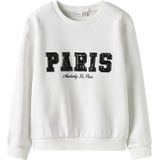 Sweatshirt - Regular Fit - Lange Mouwen - Ronde Hals - Geborduurd - Pailletten