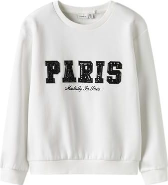 Sweatshirt - Regular Fit - Lange Mouwen - Ronde Hals - Geborduurd - Pailletten