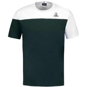 Le Coq Sportif Uniseks T-shirt, Scarab/New Optical White, M