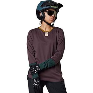Fox Racing Defend Mountainbike-shirt met lange mouwen, Rootbessen, S