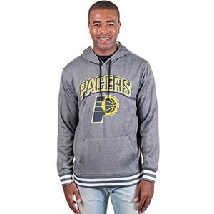 Ultra Game Heren Ghm3543f NBA Team Stripe Rib Fleece Pullover Hoodie Sweatshirt