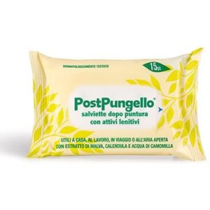 Post-piercing, doeken na het staan met malva-extract, goudsbloem en kamillewater, doeken voor het verlichten van branden en jeuk na insectenbeten, verpakking van 15 stuks