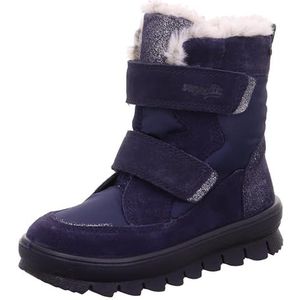 Superfit Flavia warm gevoerde Gore-tex sneeuwlaarzen voor meisjes, blauw 8000, 27 EU