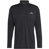 adidas Train Essentials Sweatshirt met lange mouwen, Black/Black/Grey Five, XXL