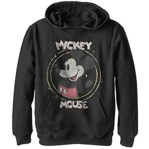 Disney Jongens Happy Mickey Hoodie, zwart, L, zwart, L