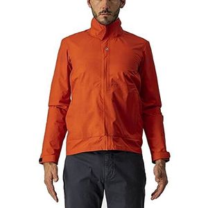 CASTELLI 4521537-656 ComMMUTER RFX JACKET HEREN jas FIERY RED maat S