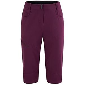 Ziener Dames outdoor shorts/wiel-wandelbroek - ademend|sneldrogend |elastisch|3/4|knielang Nioba