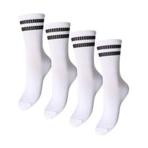 PIECES Pccally 4 Pack Socks Noos Bc, wit (bright white), One size