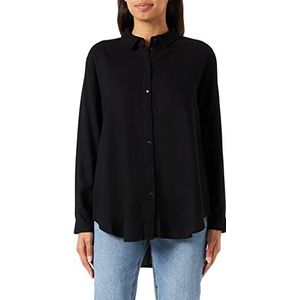 VERO MODA VMMYMILO LS Shirt WVN GA Dameshemd, zwart, XS