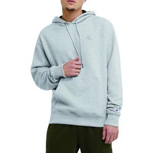 Champion Powerblend Hoodie voor heren, hoodie sweatshirt, iconisch C-logo (Reg. of Big & Tall), Oxford Grijs, XL