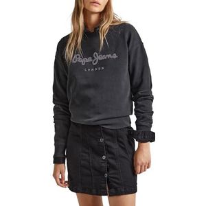 Pepe Jeans Harley Sweatshirt voor dames, Zwart (zwart), XL