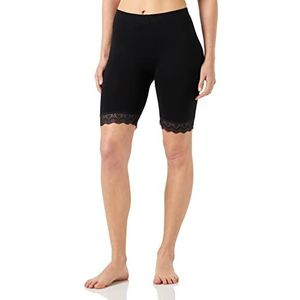 Noa Noa Noa Noos Kanten Jersey Korte legging voor dames, Zwart, XS