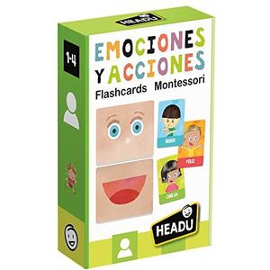 Naipes Heraclio Fournier - Headu 1045697 Educatief spel voor kinderen voor de ontwikkeling en herkenning van de emoties