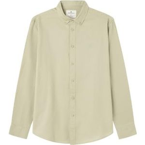 SPRINGFIELD Frame Garment Diyed Herenhemd, Groene thee, XS