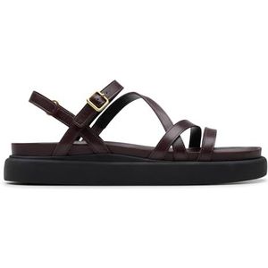 Clarks - Aristella Sandalen - Rose - Leer - Comfortabele Voetbed