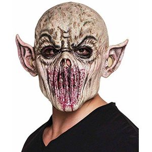 Boland 97562 - latex hoofdmasker buitenaardse monster, één maat, volwassenen, aliens, vampier, Halloween, carnaval, themafeest