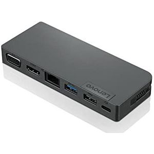 Lenovo Powered USB-C Travel Hub (4X90S92381), Black