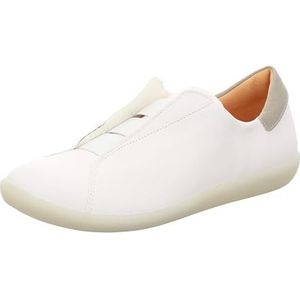 Think Nature Damessneakers, chroomvrij, gelooid, duurzaam uitneembaar voetbed, bianco/combi 1000, 36 EU, bianco combi 1000, 36 EU