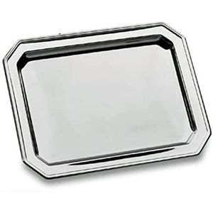 ACHTHOEKIGE DIENBLAD INOX.18/10 31X24