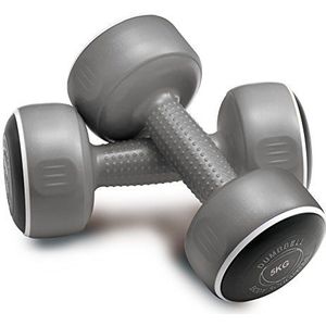 Body Sculpture Unisex BW108-10 dumbbells, grijs, 2x5KG