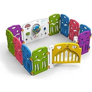 Star Ibaby Koninkrijk. Modulaire en uniseks box voor baby's met speelpaneel en meerdere montagemogelijkheden. Veelkleurige kleur